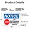 Signmission No Trespassing Or Through Traffic OSHA Notice Sign, Aluminum, 18in W x 12in L, 2PK OS-2PACK-NS-A-1218-L-14962 - alternate 3